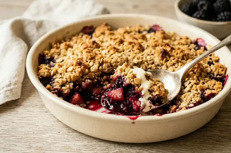 Mary Berry Blackberry and Apple Crumble Recipe
