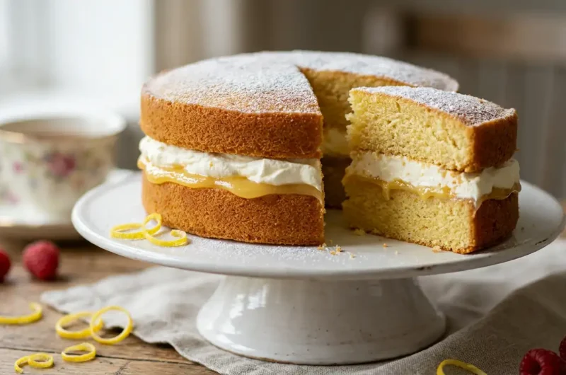 Mary Berry Lemon Victoria Sponge Recipe