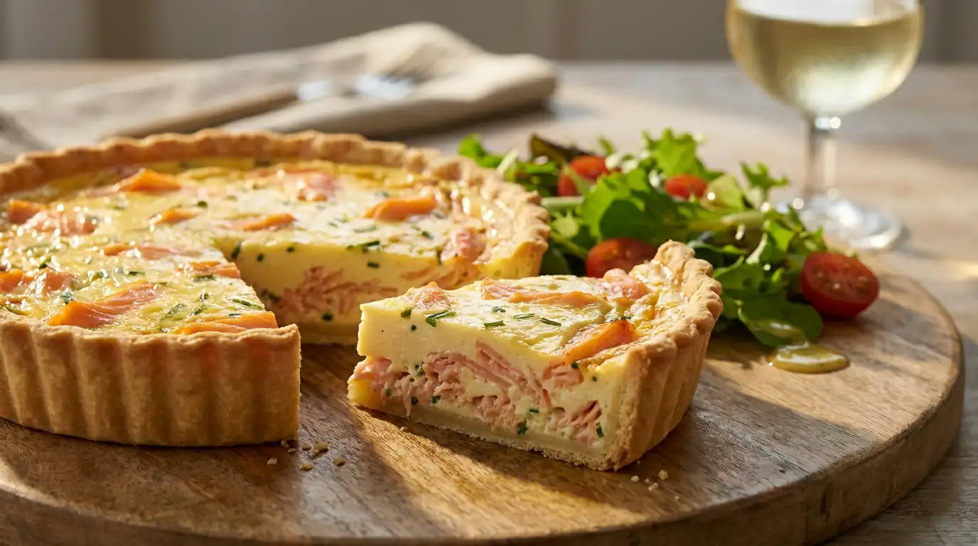 Mary Berry Smoked Salmon Quiche Recipe 1 Mary Berry Smoked salmon quiche recipe