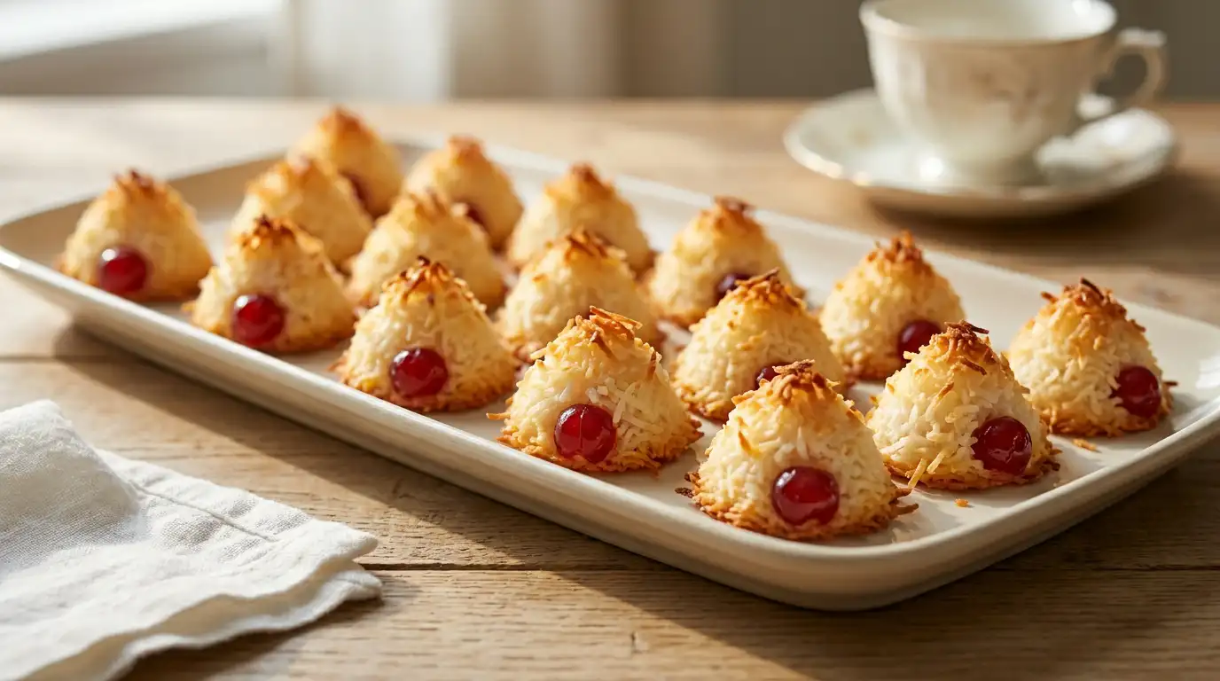 Mary Berry Coconut Pyramids Recipe 1 Mary Berry Coconut Pyramids Recipe