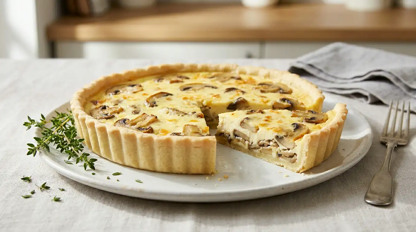 Mary Berry Mushroom Quiche Recipe