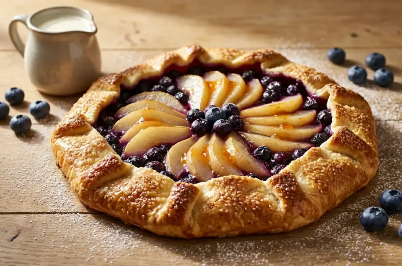 Mary Berry Pear And Blueberry Galette Recipe
