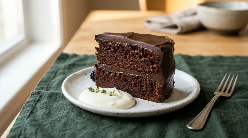 Mary Berry Gluten-Free Chocolate Cake Recipe 3 Gluten Free Chocolate Cake Slice on plate