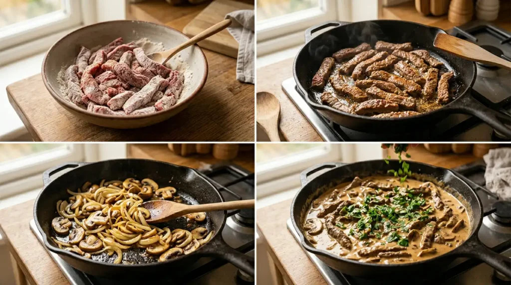 How to Make Mary Berry Beef Stroganoff