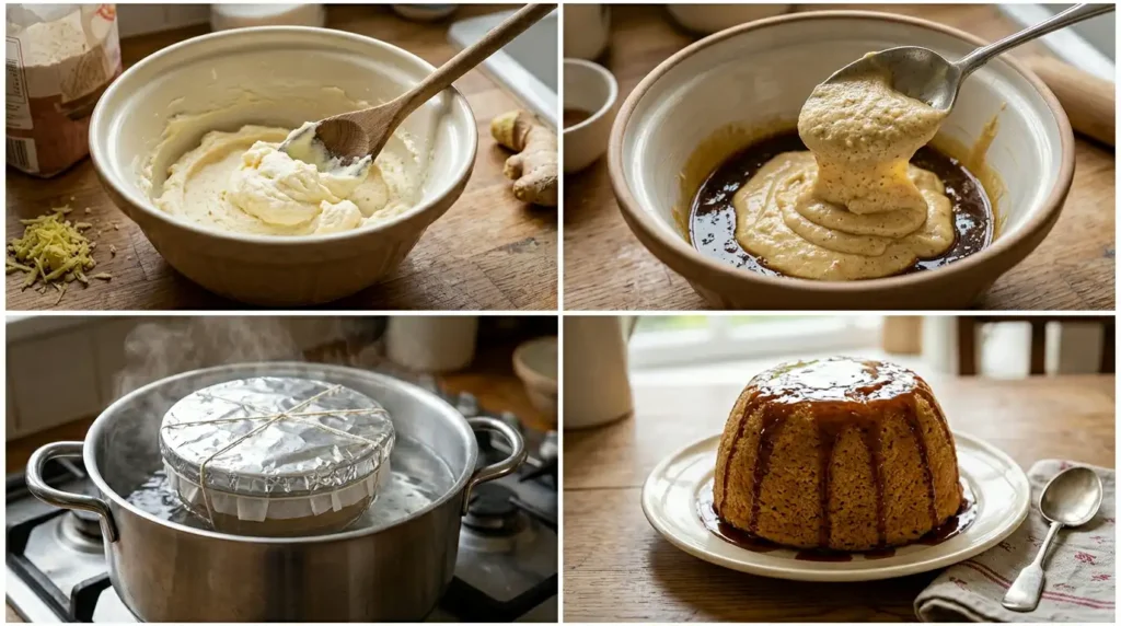How to Make Mary Berry Ginger Sponge Pudding Recipe