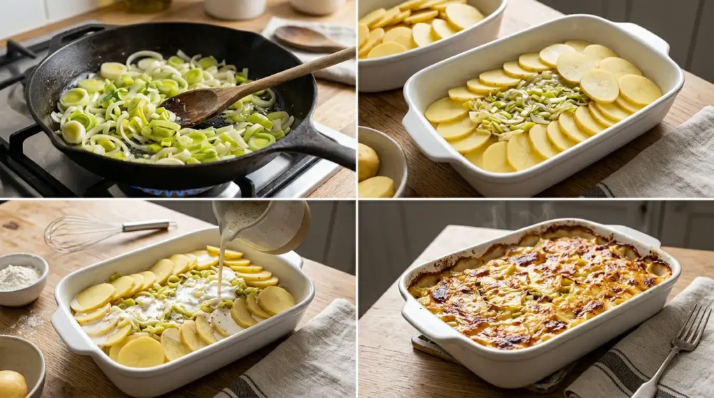 How to Make Mary Berry Leek And Potato Gratin