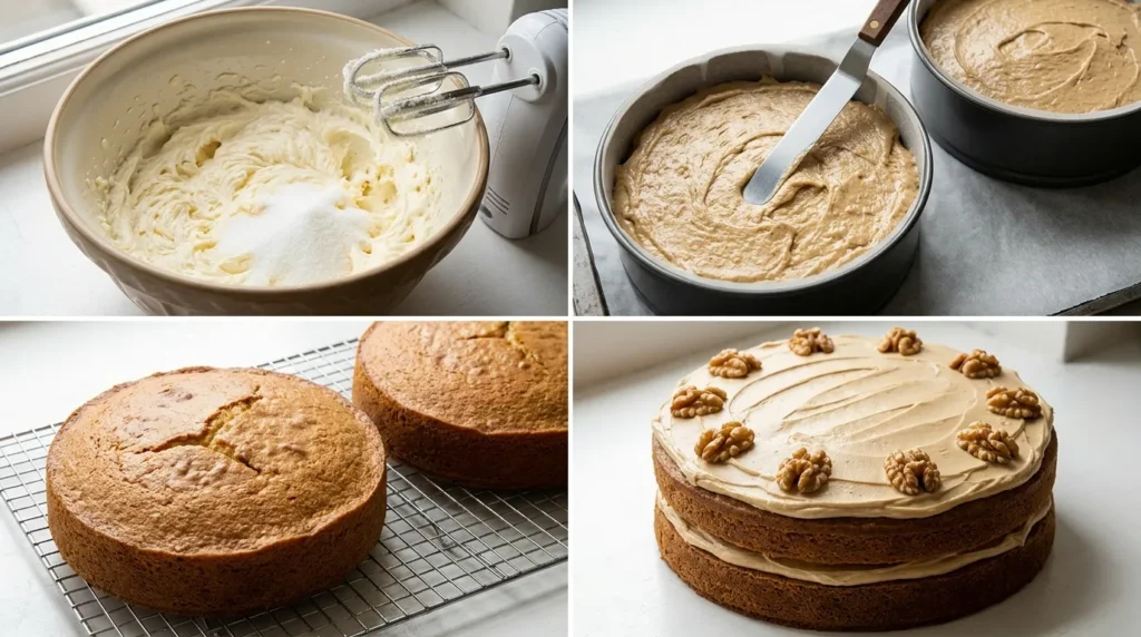 How to make Mary Berry Coffee Cake Recipe