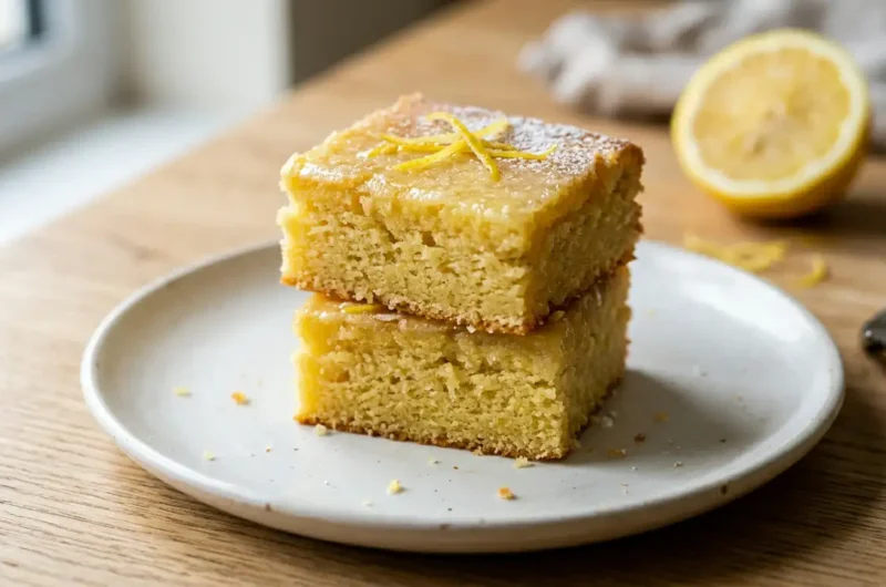 Mary Berry Lemon Drizzle Tray Bake Recipe