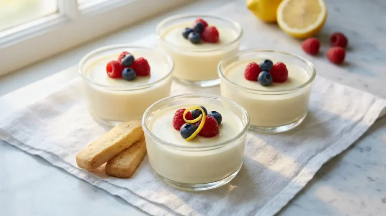 Mary Berry Lemon Posset Pots Recipe