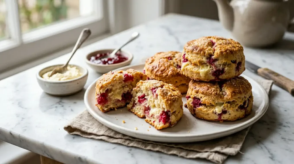 Mary Berry Raspberry And White Chocolate Scones Recipe
